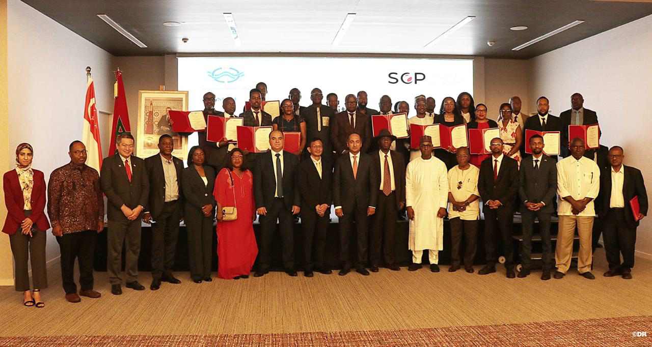 AMCI : Clôture de la 5e édition du Programme de renforcement de capacités entre le Maroc et Singapour en faveur des pays africains